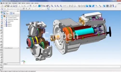 Providing specialized design services for product design using industrial design software ASCON KOMPAS - 3D