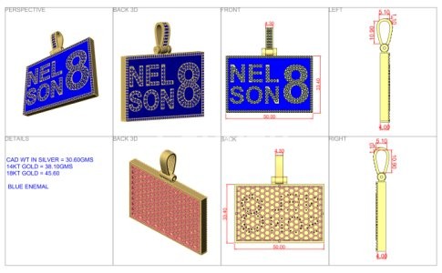 I will jewelry cad design for 3d printing and rendering