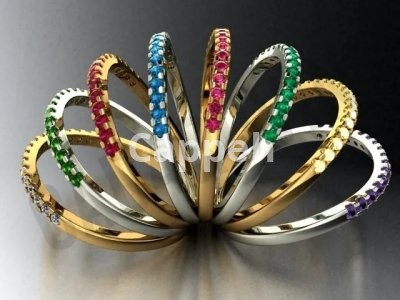 I will design any jewelry as a 3d cad model