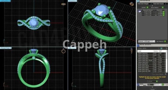 I will design any jewelry as a 3d cad model