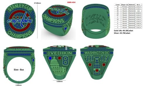 I will custom championship ring design and render