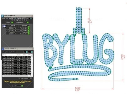 I will do any type of custom jewelry cad design