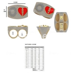 I will modern custom hip hop jewellery design and 3d cad model