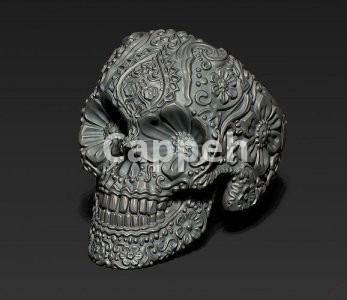 I will do 3d jewelry design skull rings