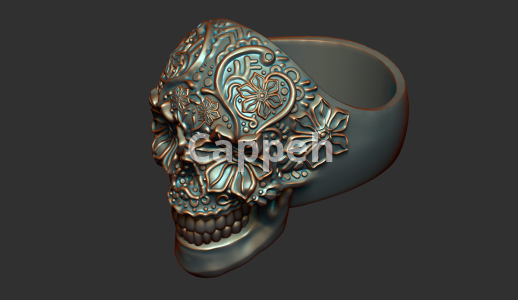 I will do 3d jewelry design skull rings
