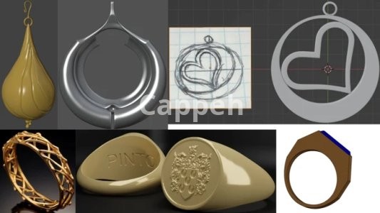 I will create 3d printable stl files for custom jewelry designs