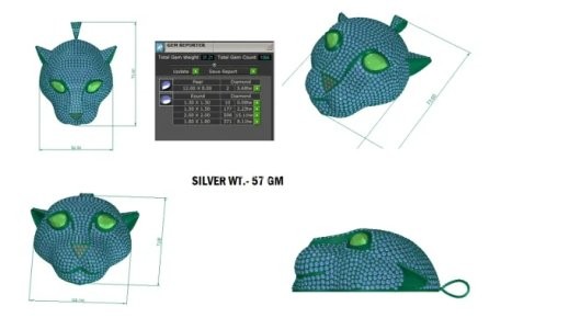 I will 3d design jewelry face figures and sculptures