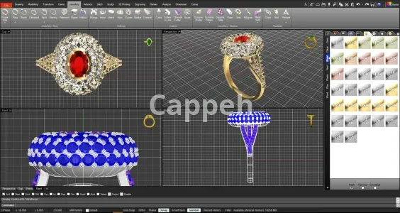 Providing specialized jewelry and jewelry design services using Firestorm CAD jewelry design software