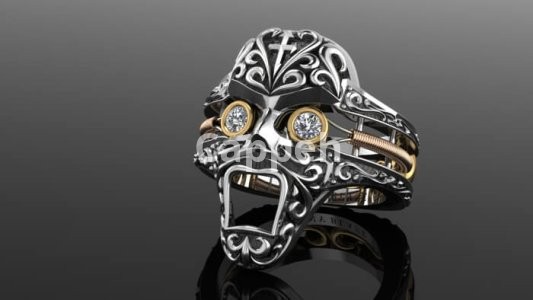 Providing specialized jewelry design services using Mudbox jewelry design software