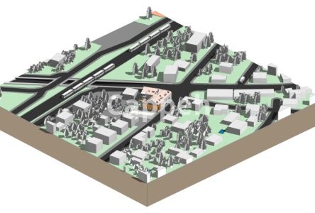 I will create a 3d realistic topography site model for your project