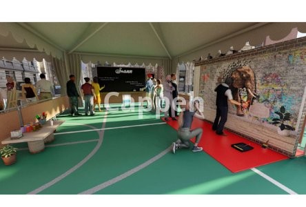 I will design large landscapes events, festivals, resorts and parks