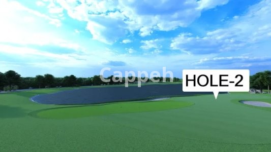 I will design a professional golf course design with 9 and 18 holes