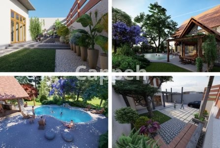 I will design beautiful landscapes and outdoor environments