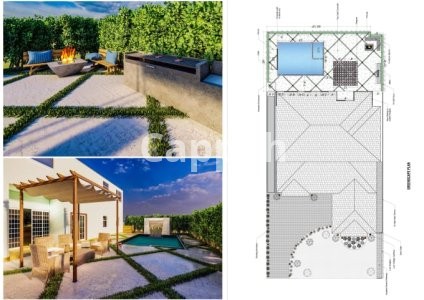 I will design 2d site plan and 3d landscape exterior architecture