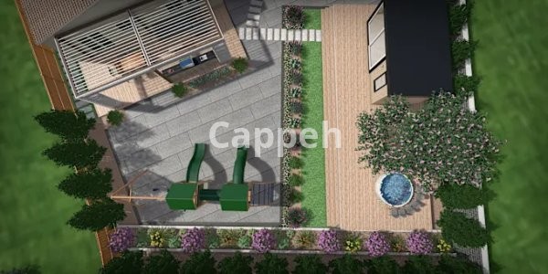 I will do landscape design patio pool plant beds pergola for your outdoor space 3d 2d