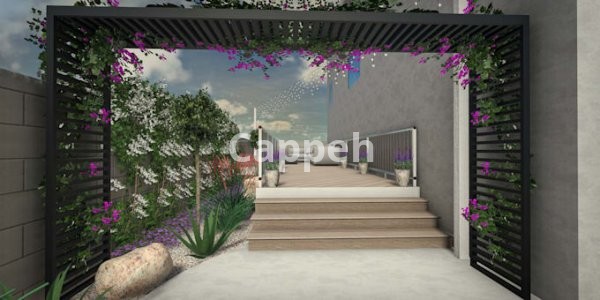 I will do landscape design patio pool plant beds pergola for your outdoor space 3d 2d