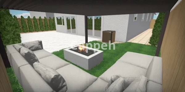 I will do landscape design patio pool plant beds pergola for your outdoor space 3d 2d