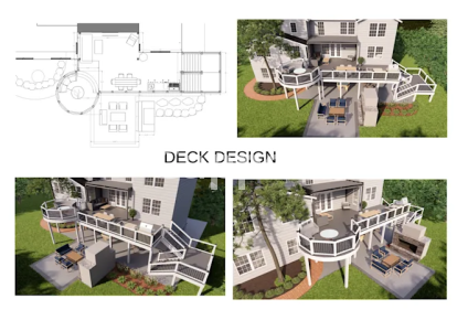 I will design your deck, screened porch, and outdoor wood structure