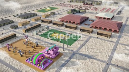 I will design render master plan site plan in 3d