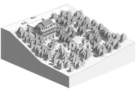 I will create a 3d realistic topography site model for your project