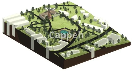 I will create a 3d realistic topography site model for your project