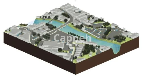I will create a 3d realistic topography site model for your project