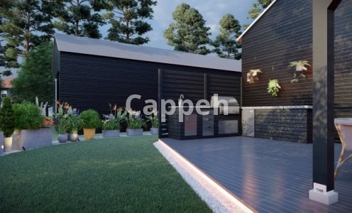 I will do 3d backyard landscape design with patio pergola deck garden outdoor kitchen