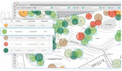 Providing specialized landscape design services using Vectorworks landscape design software