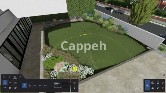 Providing specialized landscape design services using Lumion landscape design software