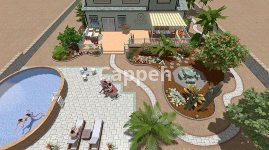 Providing specialized landscape design services using Realtime Landscape Architect landscape design software