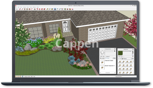 Providing specialized landscape design services using Dynascape landscape design software