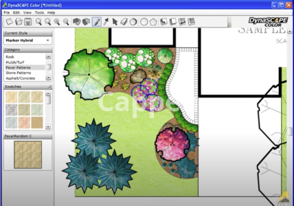 Providing specialized landscape design services using Dynascape landscape design software