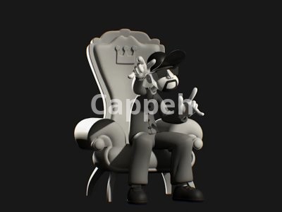 I will create 3d character model from your 2d character