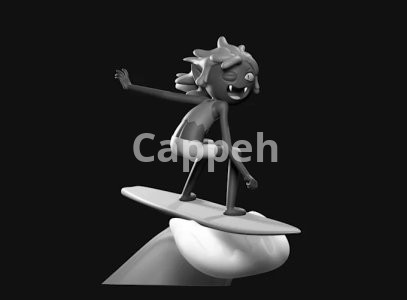 I will create 3d character model from your 2d character