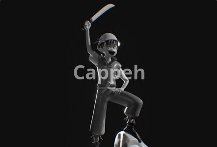 I will create 3d character model from your 2d character