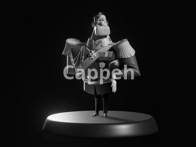 I will create 3d character model from your 2d character