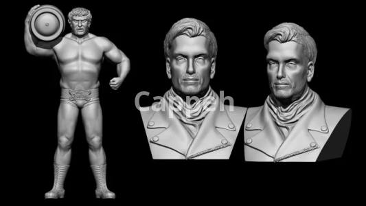 I will do realistic 3d head, bust and full body model