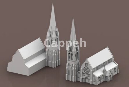 I will make 3d print ready models of buildings and landmarks