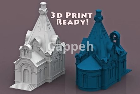 I will make 3d print ready models of buildings and landmarks