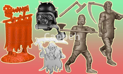 I will sculpt a 3d asset to be used for 3d printing