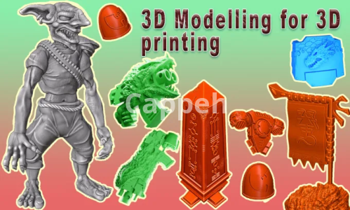 I will sculpt a 3d asset to be used for 3d printing