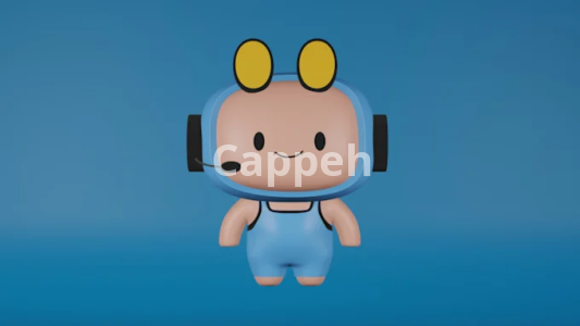 I will create 3d cartoon character for printing on blender
