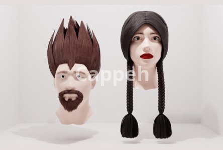 I will create 3d character and reference realistic hair design