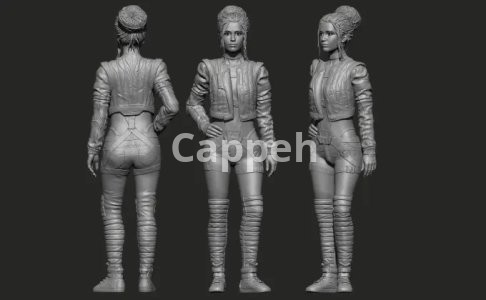 I will 3d model sculpture chatacter human anime for 3d printing