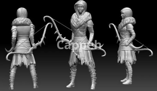 I will 3d character modeling product stl obj files for 3d printing