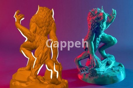I can design 3D sculptures and 3D printed characters with Blender software