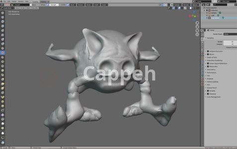 I can design 3D sculptures and 3D printed characters with ZBrushCore & ZBrush software.