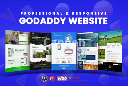 I will develop a professional and responsive godaddy website