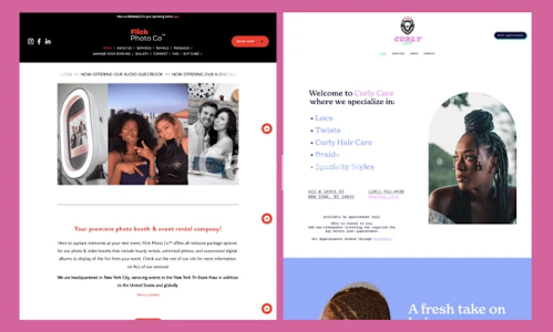I will create or recreate squarespace website design in 24 hours