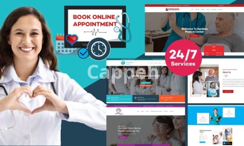 I will design medical and healthcare website